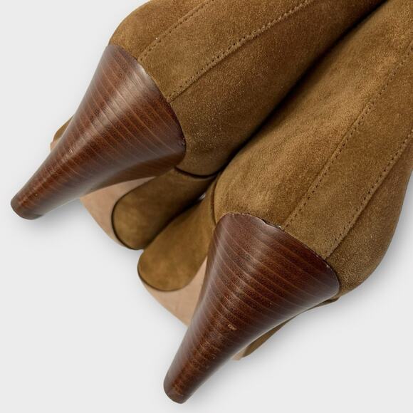 Veronica Beard Baxter Suede Western Chelsea Boots Size 11 - Picture 5 of 10